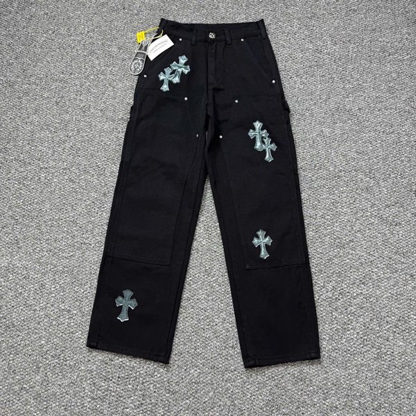 JEANS CHROME LOGO – BLACK