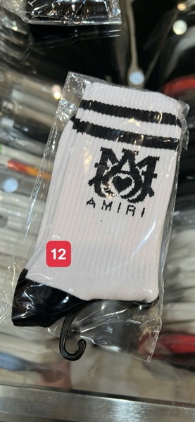 TẤT AMIRI LOGO – WHITE