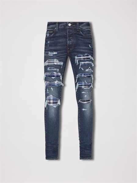 JEANS AMIRI RÁCH XANH ĐẬM