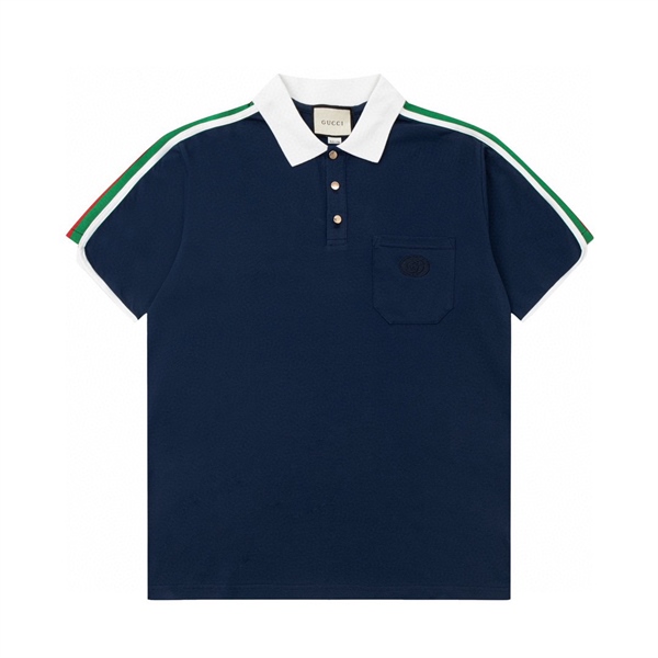 POLO GUCCI SỌC VAI – NAVY