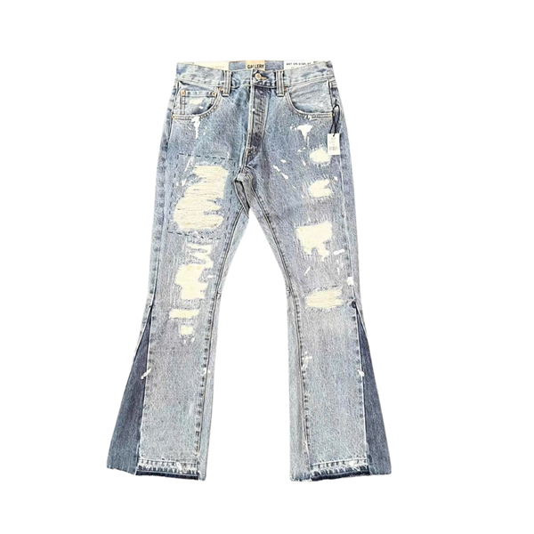 JEANS GD WAX RÁCH – BLUE
