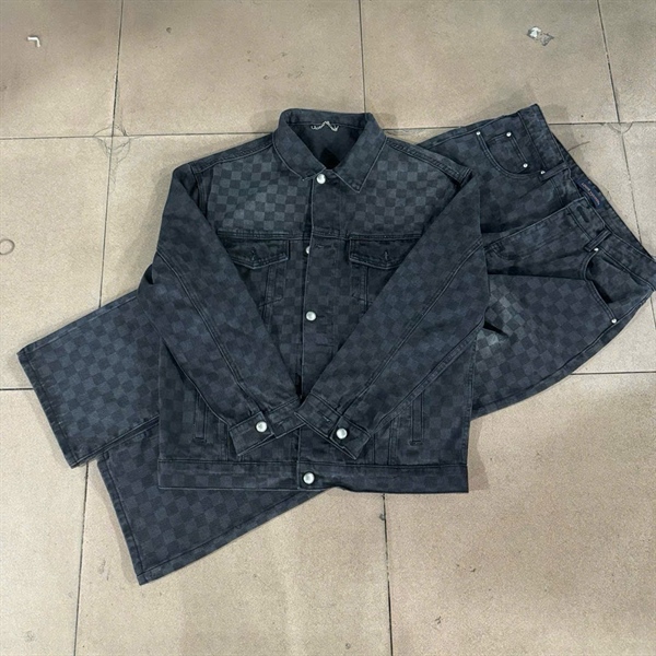 DENIM LV DAMIER – BLACK