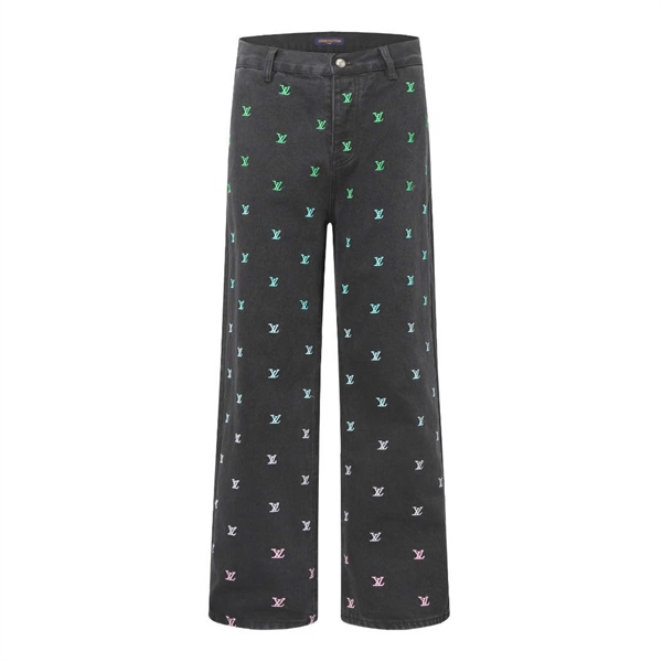 JEANS LV BLASON – BLACK