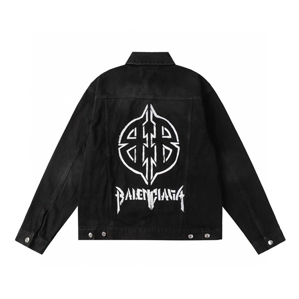 DENIM BALEN LOGO LƯNG – BLACK