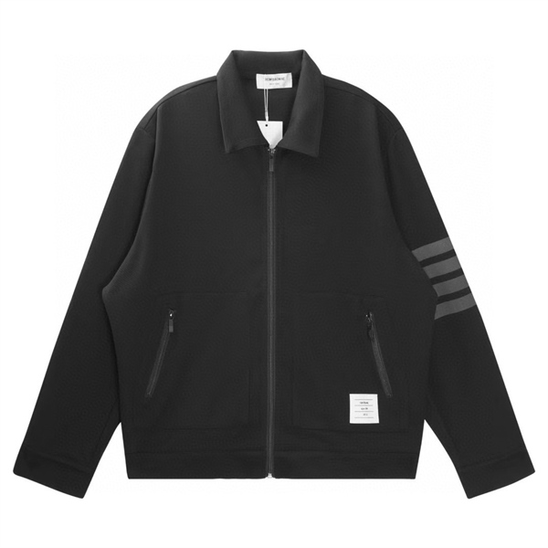 JACKET THOM BROWNE CỔ BẺ
