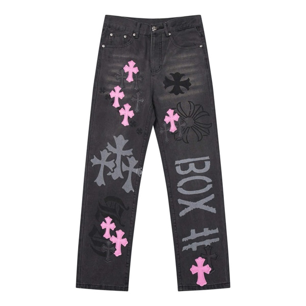 JEANS CHROME LOGO – PINK
