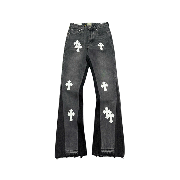 JEANS GD CROSS BLACK & WHITE
