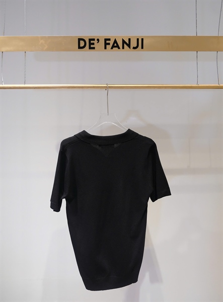 POLO LORO PIANA LOGO – BLACK