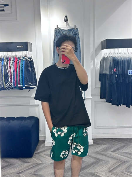 SHORT GIÓ DENIM TEARS – GREEN