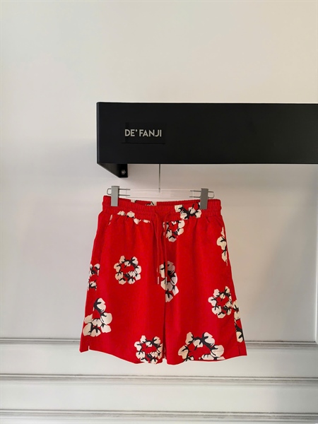 SHORT GIÓ DENIM TEARS – RED