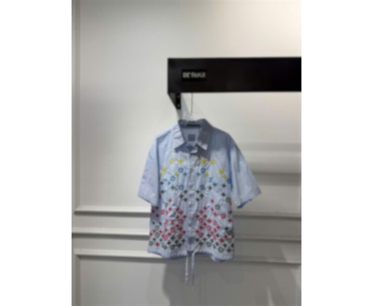 SƠ MI LV FLOWER – BLUE