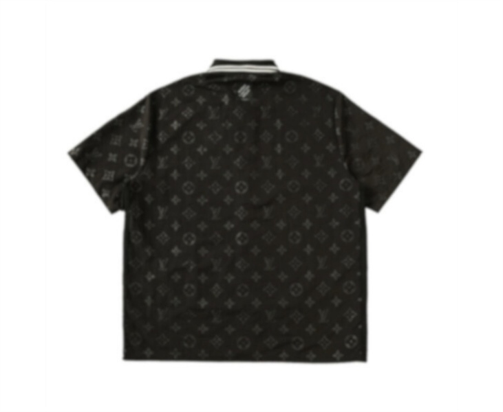 SƠ MI LV MONOGRAM – BLACK