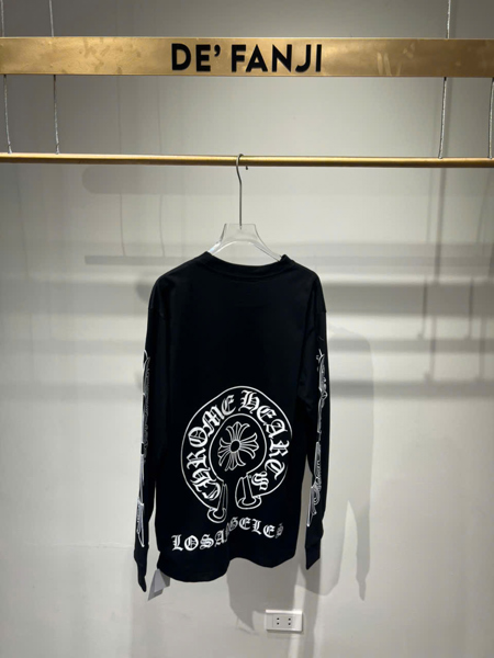 LONG TEE CHROME 9009 – BLACK