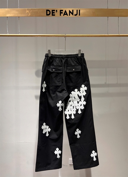 PANTS CHROME THÊU – BLACK