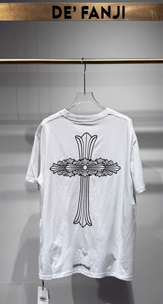 T-SHIRT CHROME LOGO – WHITE