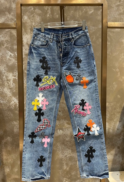 JEANS CHROME STICKER – BLUE