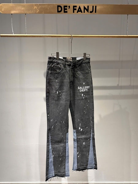 JEANS GD SLOGAN – GRAY