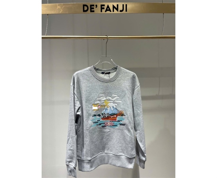 ÁO NỈ LV NIGO – GRAY