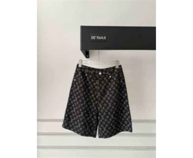 SHORT LV DENIM – BLACK