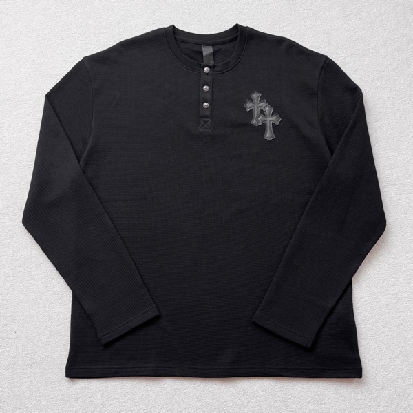 ÁO LEN CHROME POLO – BLACK