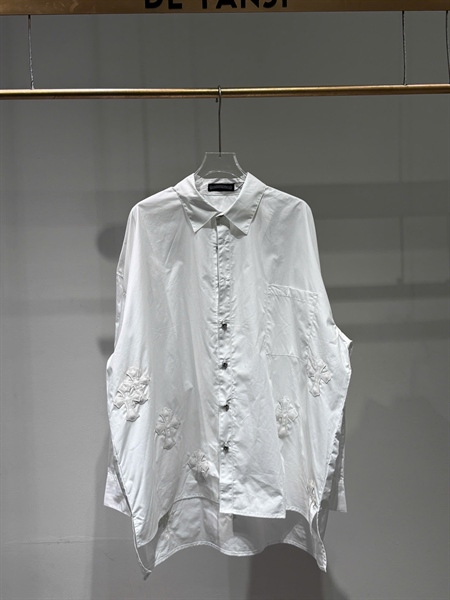 SƠ MI CHROME CROSS – WHITE