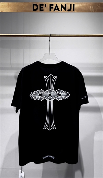 T-SHIRT CHROME LOGO – BLACK