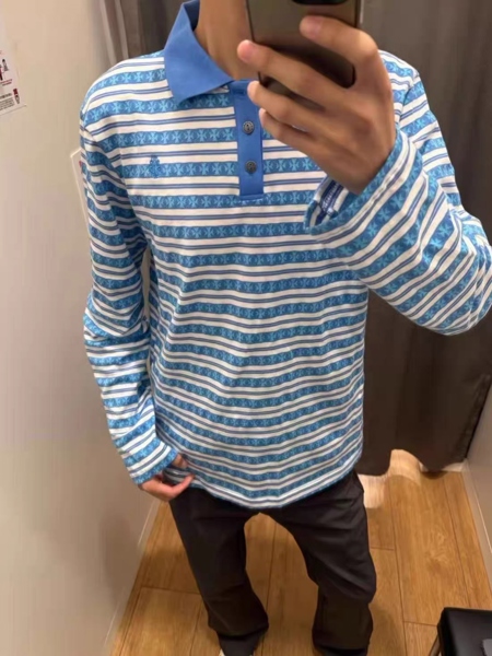 LONG TEE CHROME – BLUE