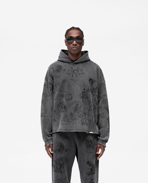 HOODIE REPRESENT 8891 – BLACK